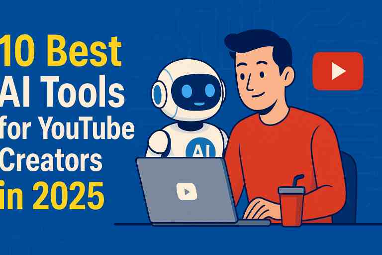10 best ai tool for YouTube Creators